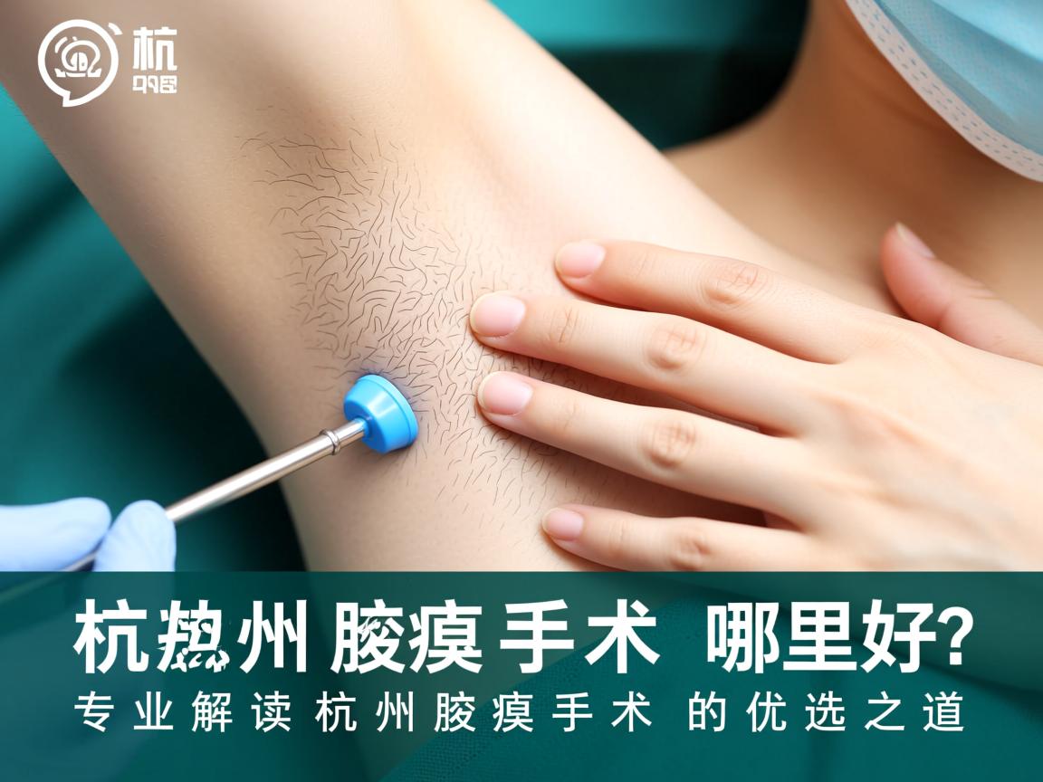 杭州腋臭手术哪里好？专业解读杭州腋臭手术的优选之道