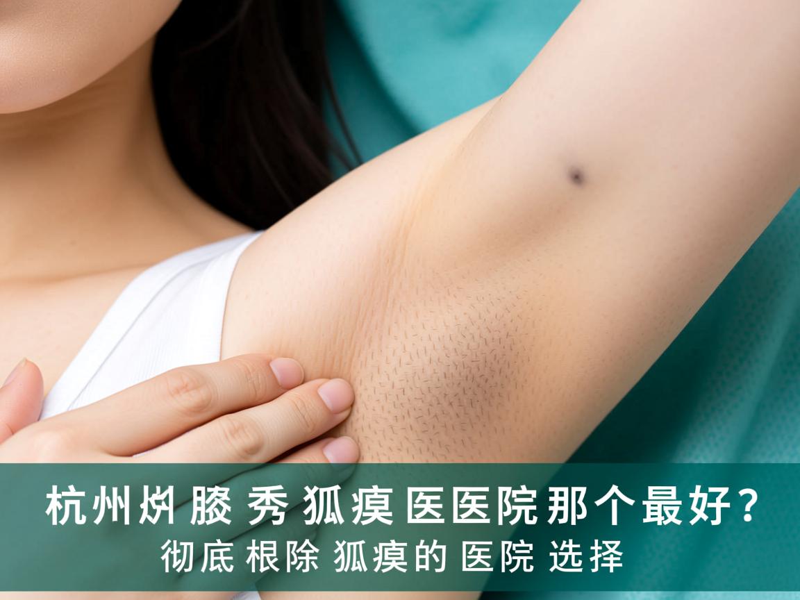 杭州腋秀解析，杭州狐臭医院那个最好？彻底根除狐臭的医院选择