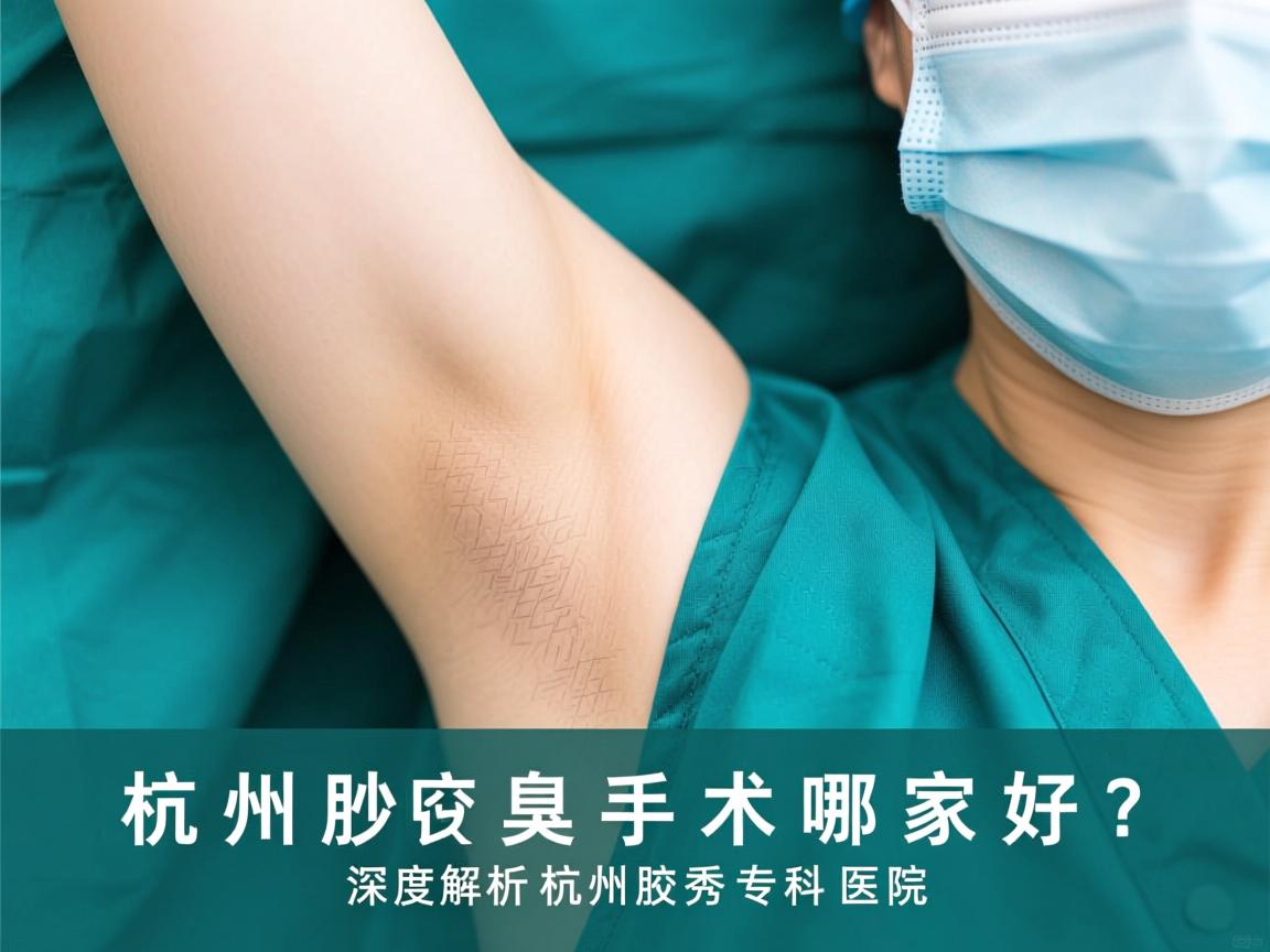 杭州腋臭手术哪家好？深度解析杭州腋秀专科医院