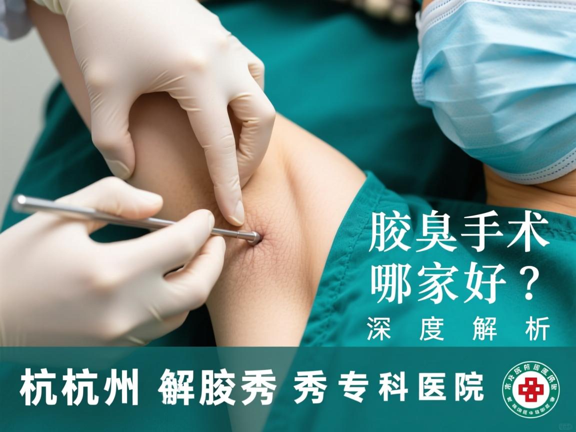 杭州腋臭手术哪家好？深度解析杭州腋秀专科医院