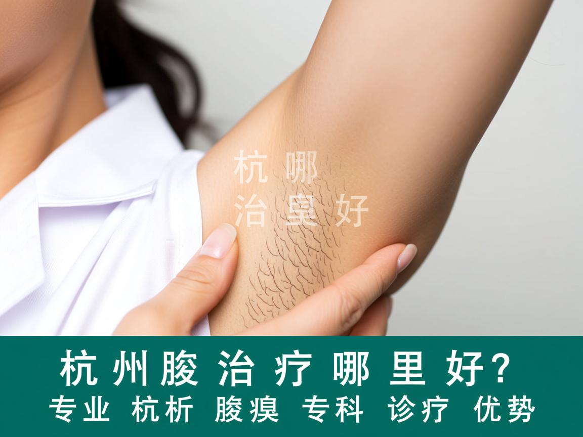 杭州腋臭治疗哪里好？专业解析杭州腋臭专科诊疗优势