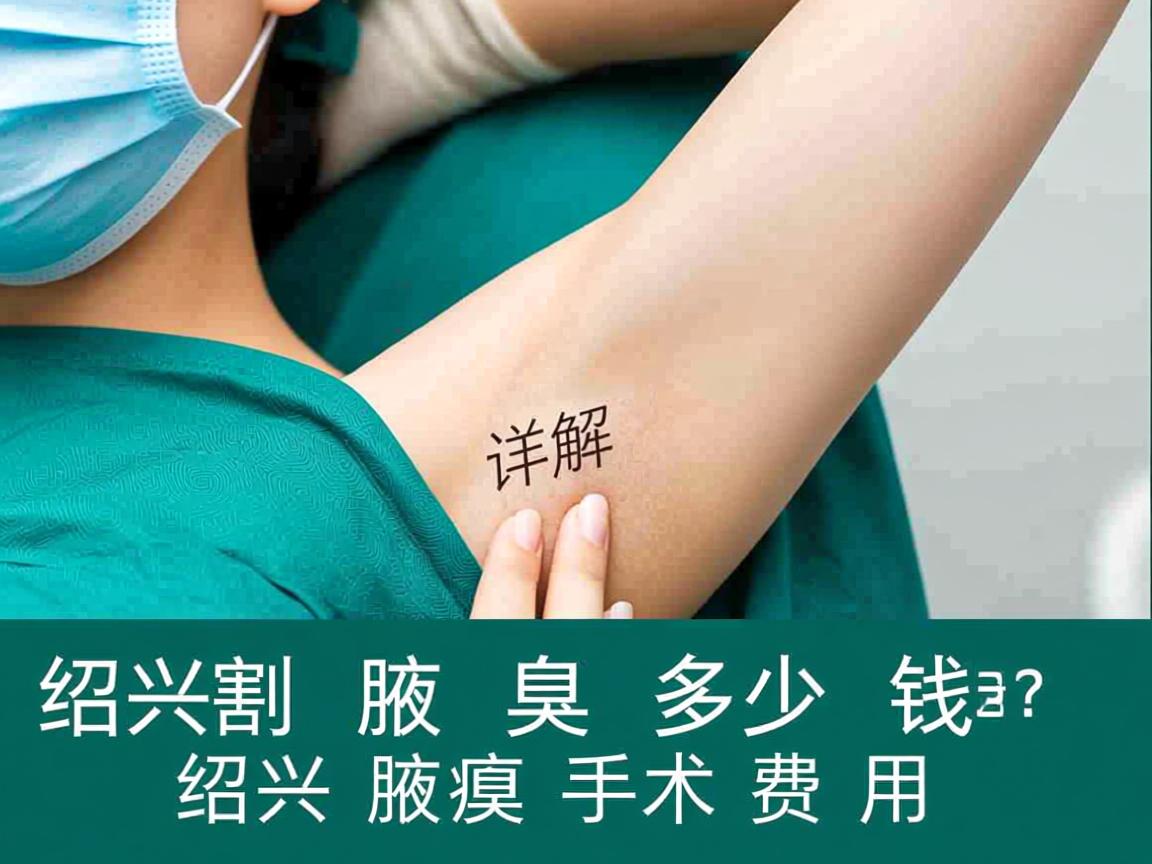 绍兴割腋臭要多少钱？详解绍兴腋臭手术费用