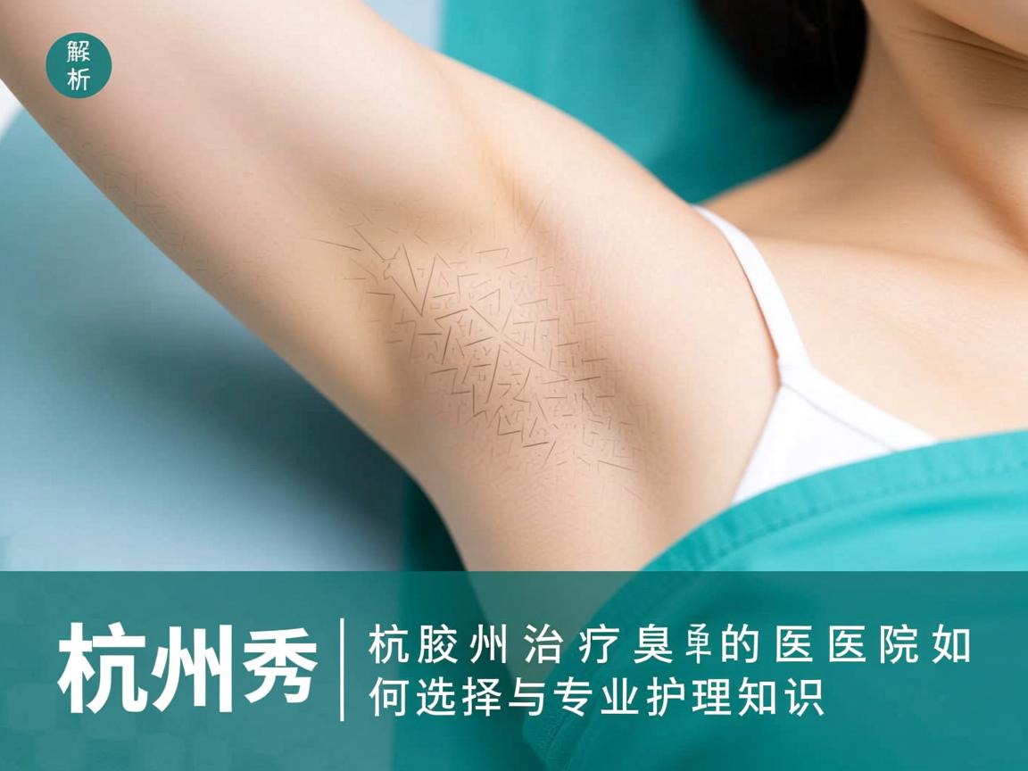 杭州腋秀解析,杭州治疗腋臭的医院如何选择与专业护理知识 杭州腋秀解析,杭州治疗腋臭的医院如何选择与专业护理知识