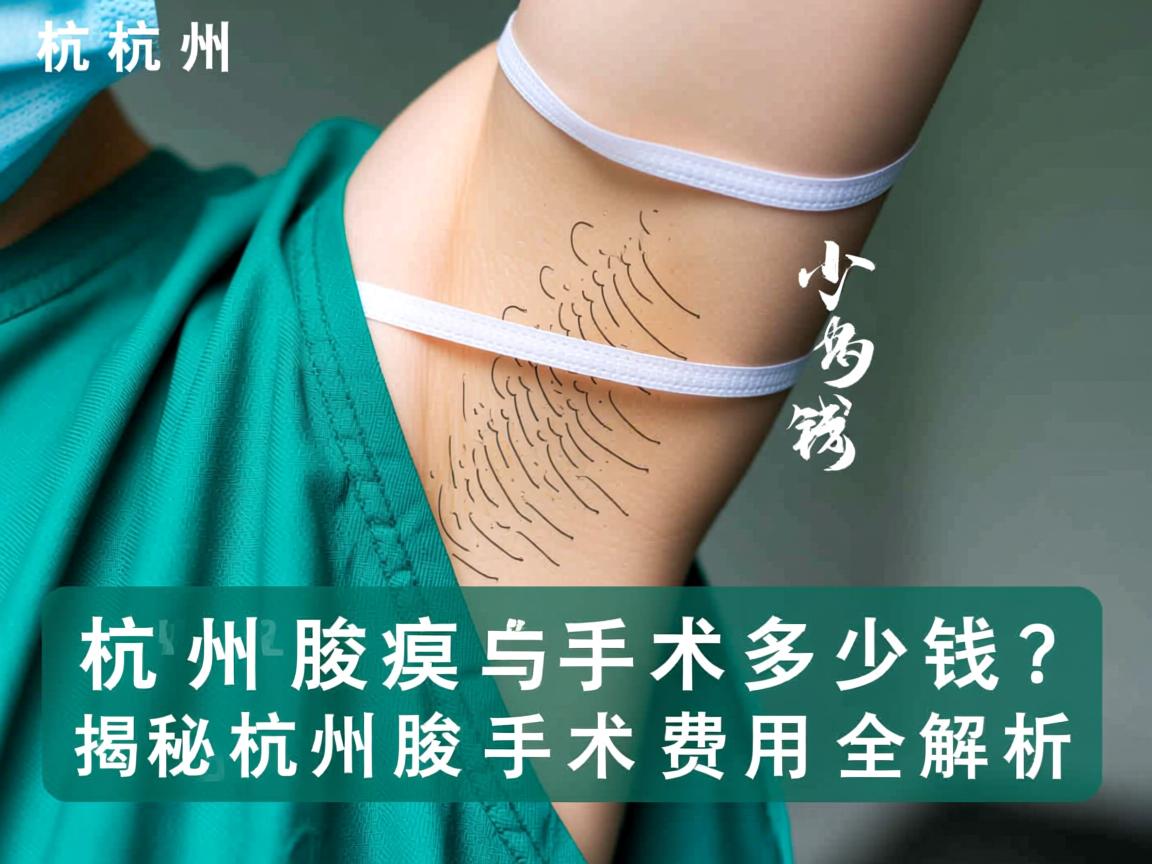 杭州腋臭手术多少钱？揭秘杭州腋臭手术费用全解析