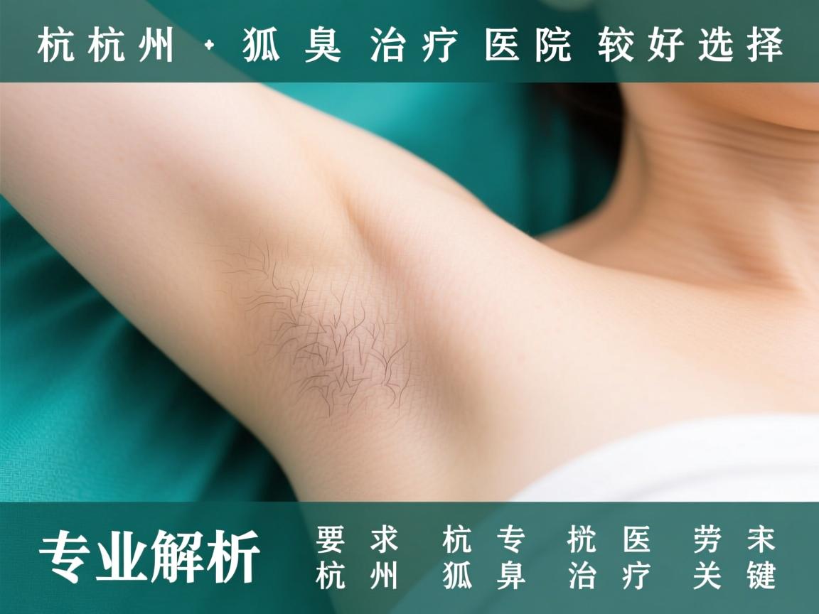 杭州狐臭治疗医院较好选择，专业解析杭州狐臭治疗关键