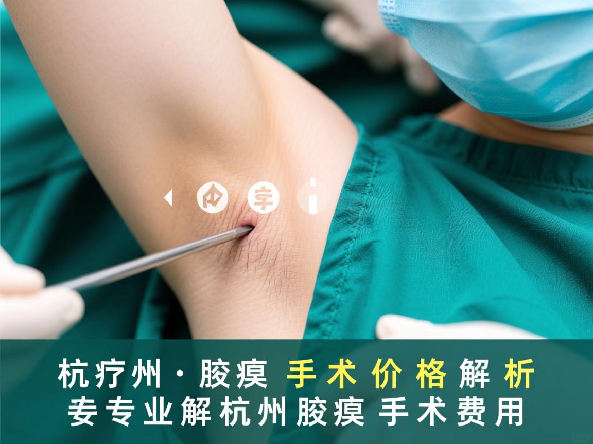 杭州腋臭手术价格解析，专业解读杭州腋臭手术费用
