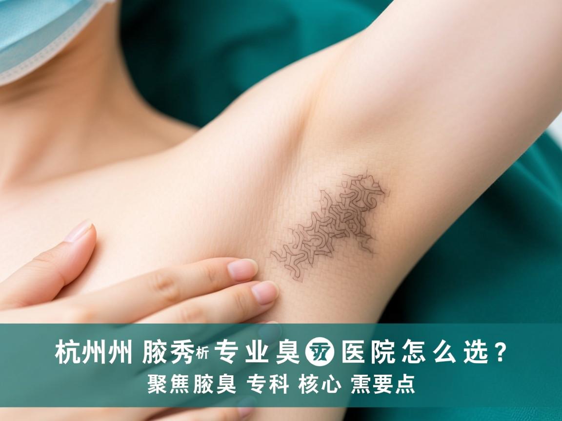 杭州腋秀解析，杭州专业腋臭医院怎么选？聚焦腋臭专科核心要点