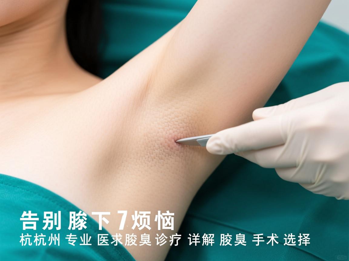 告别腋下烦恼,杭州专业腋臭诊疗,详解腋臭手术选择 告别腋下烦恼,杭州专业腋臭诊疗,详解腋臭手术选择