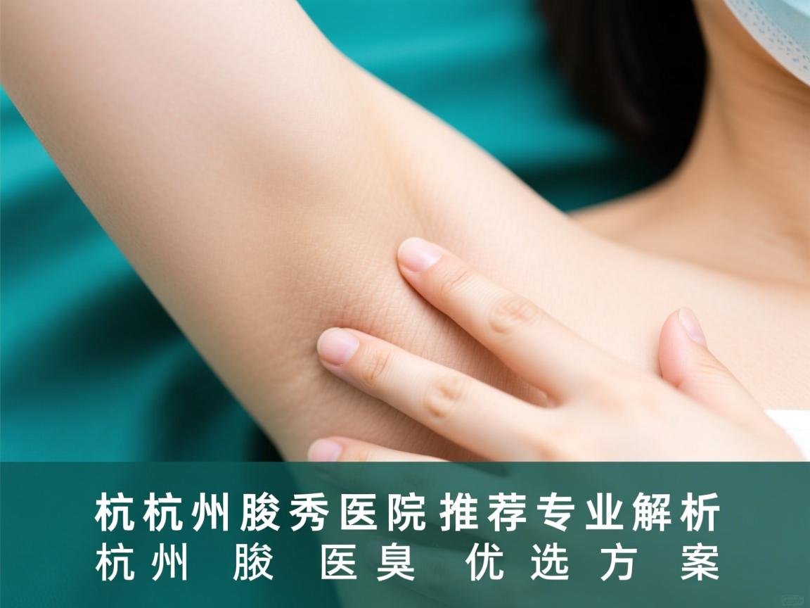杭州腋秀医院推荐，专业解析杭州腋臭医疗的优选方案