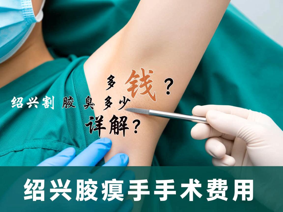 绍兴割腋臭多少钱？详解绍兴腋臭手术费用