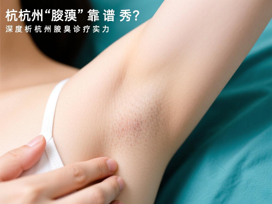 杭州腋秀腋臭靠谱吗？深度解析杭州腋秀的腋臭诊疗实力