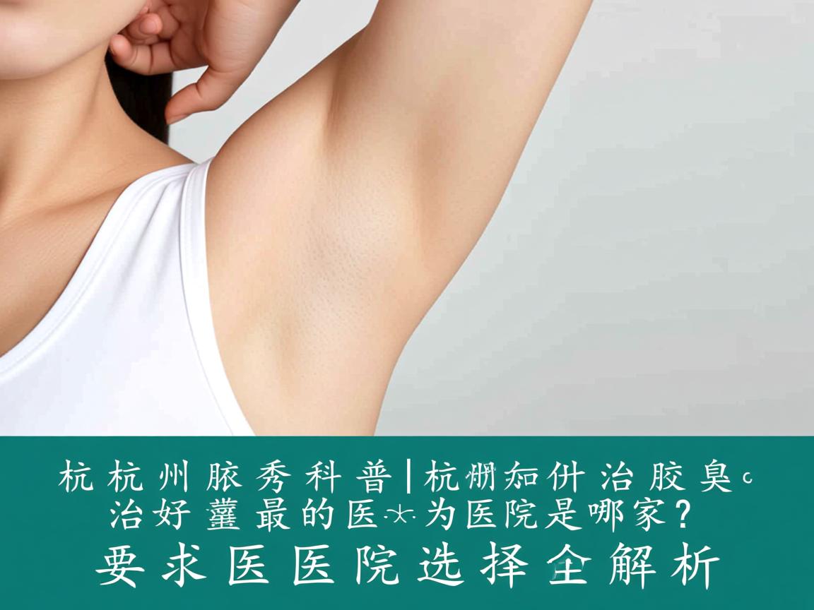 杭州腋秀科普,杭州治腋臭最好的医院是哪家?治腋臭医院选择全解析 杭州腋秀科普,杭州治腋臭最好的医院是哪家?治腋臭医院选择全解析