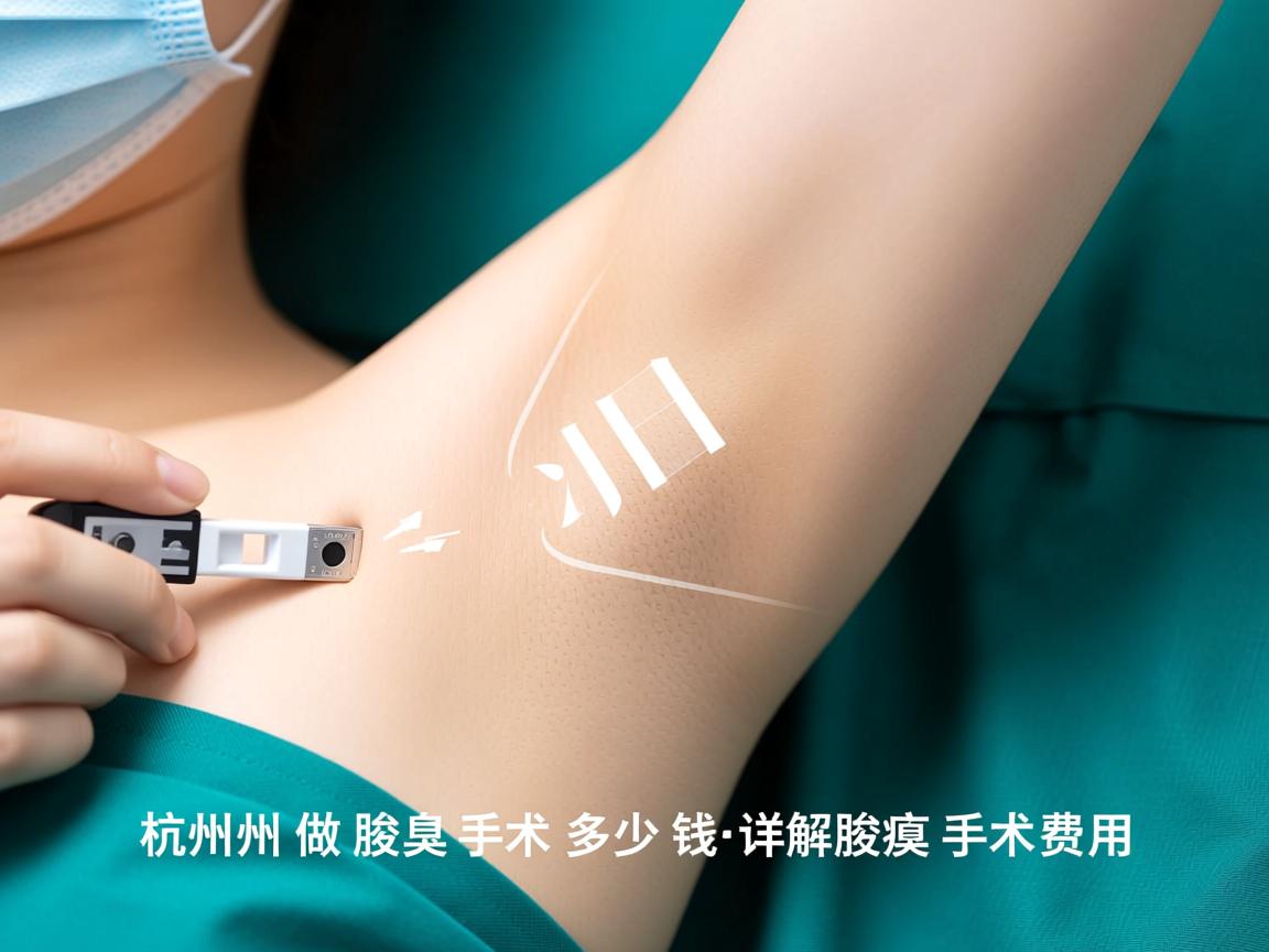杭州腋秀解析，杭州做腋臭手术多少钱，详解腋臭手术费用