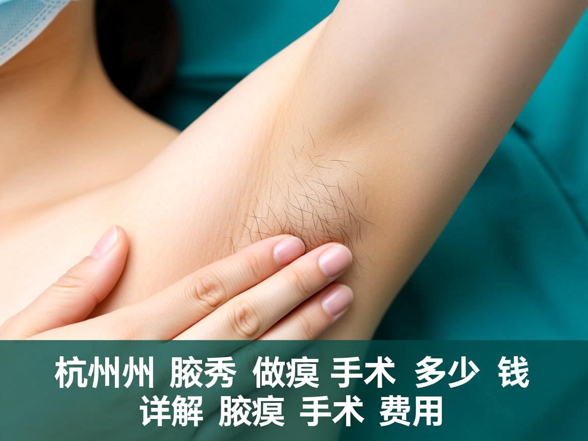 杭州腋秀解析，杭州做腋臭手术多少钱，详解腋臭手术费用