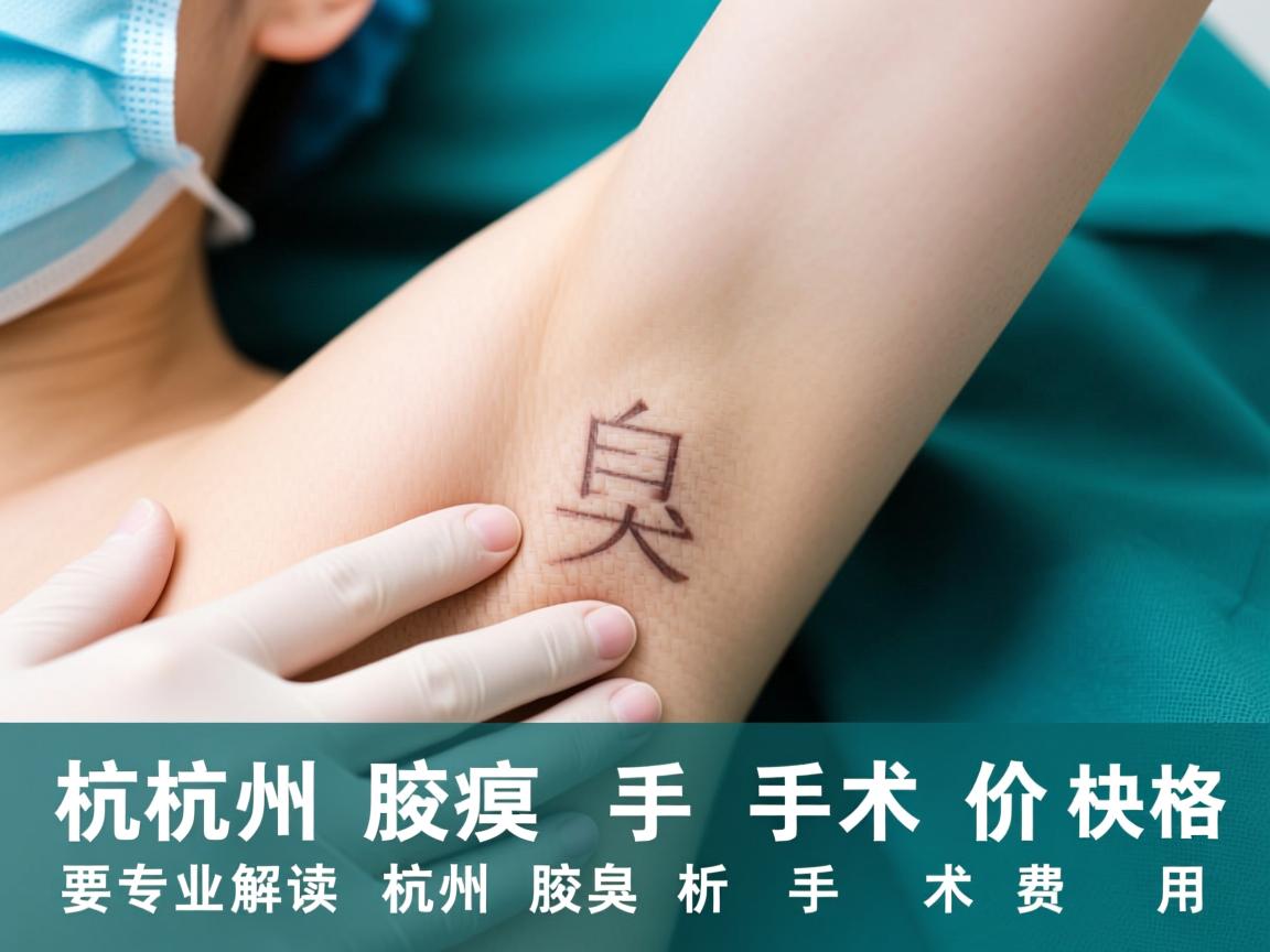 杭州腋臭手术价格解析，专业解读杭州腋臭手术费用