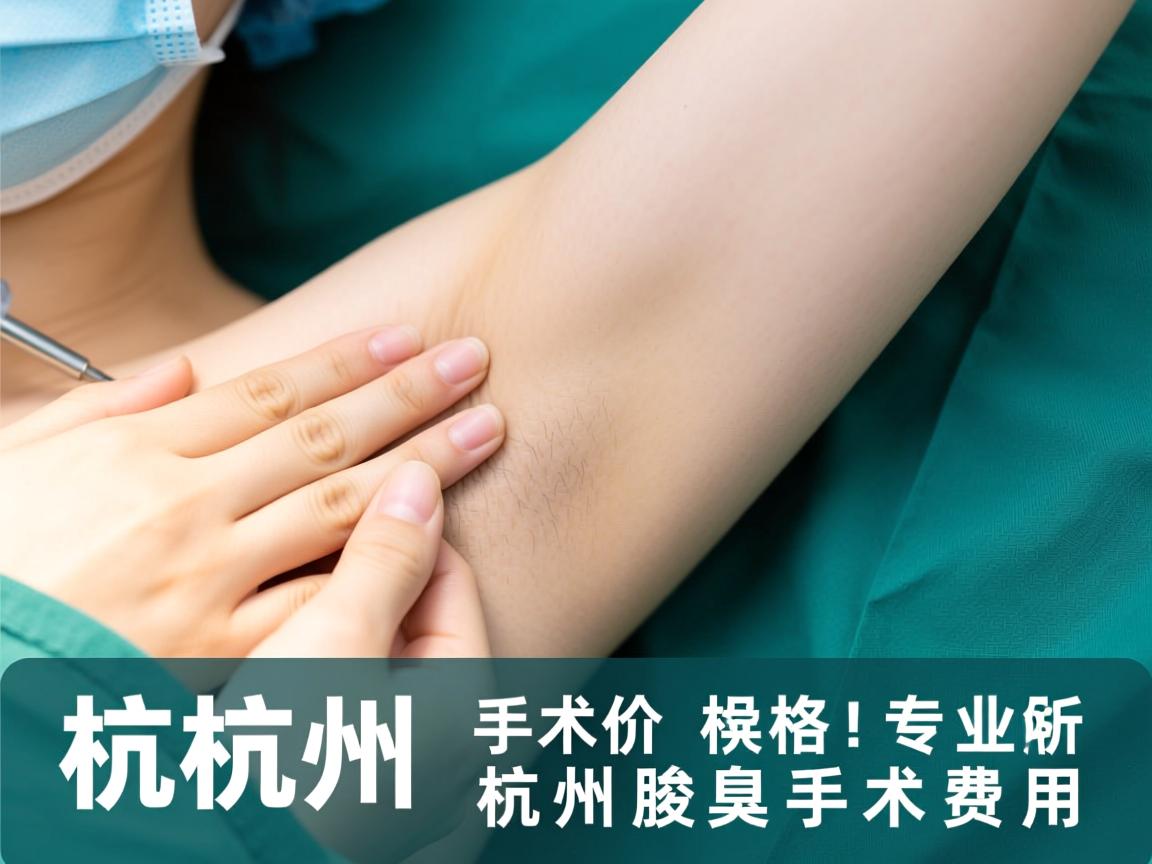 杭州腋臭手术价格解析，专业解读杭州腋臭手术费用