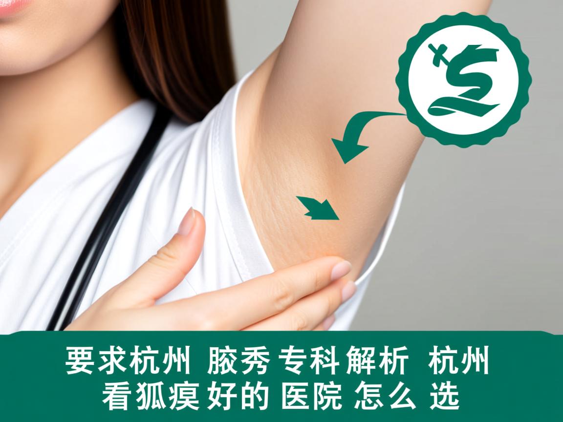 杭州腋秀专科解析，杭州看狐臭好的医院怎么选