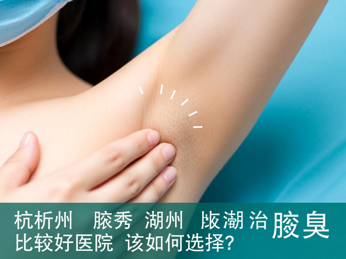 杭州腋秀解析，湖州治疗腋臭比较好的医院该如何选择？