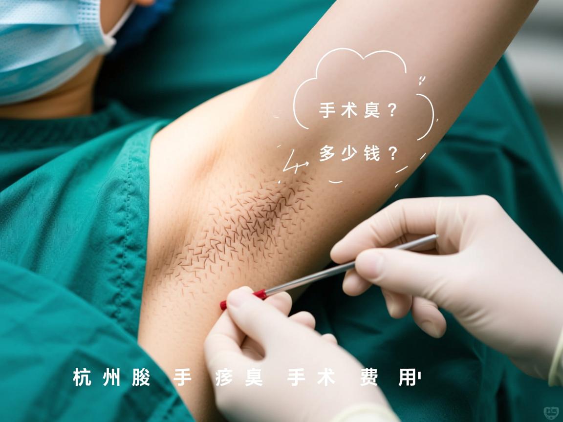 杭州腋臭手术多少钱？详解杭州腋臭手术费用