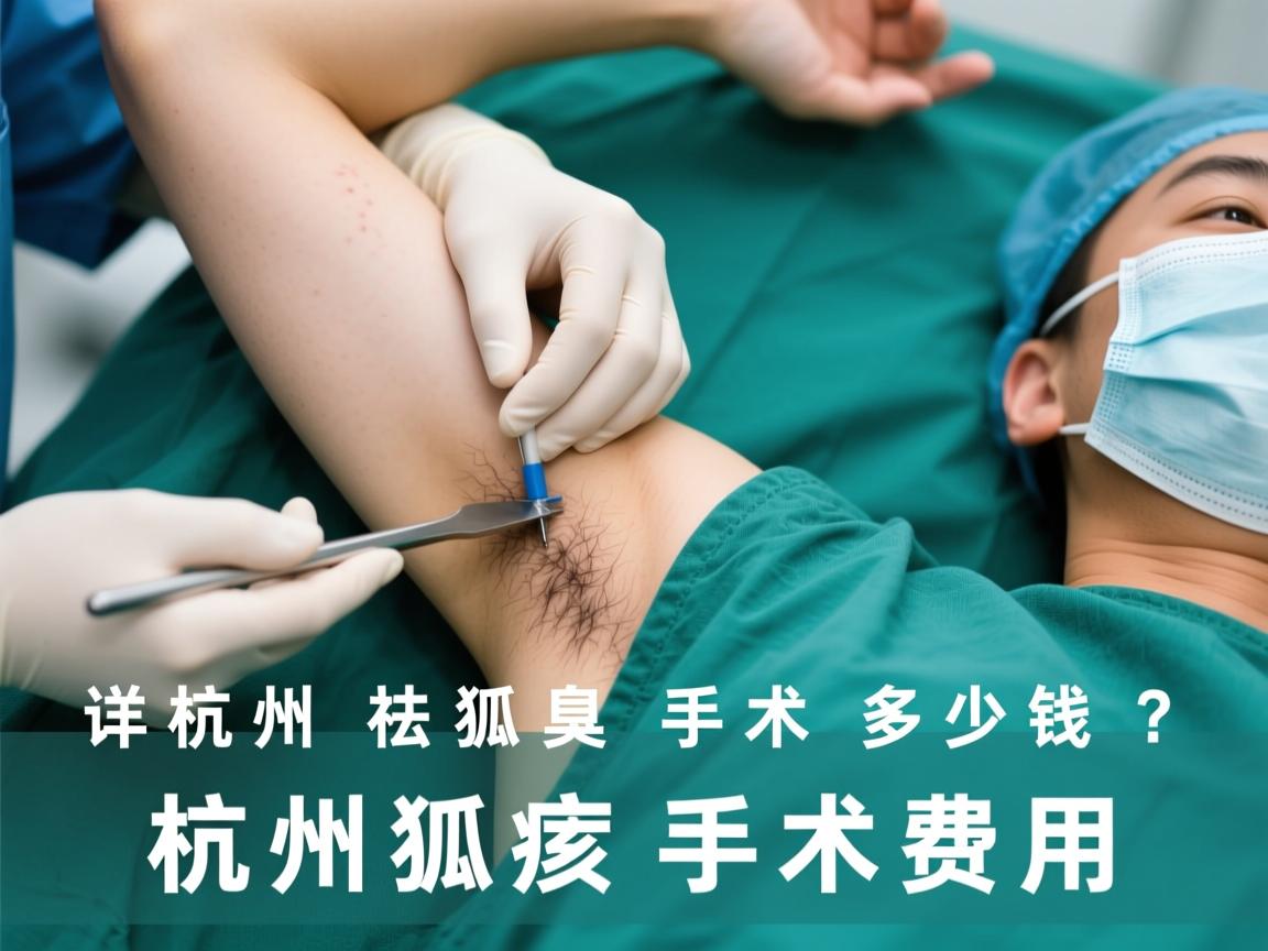 杭州祛狐臭手术多少钱？详解杭州狐臭手术费用
