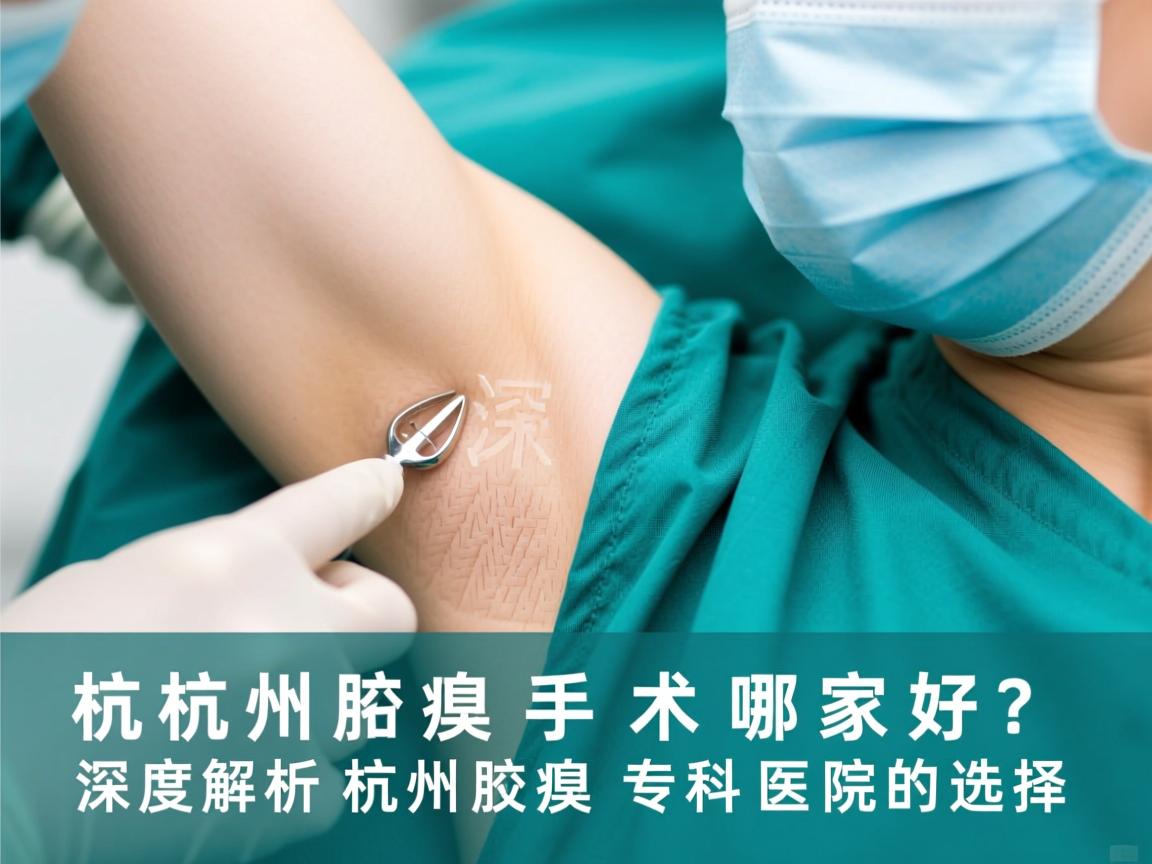 杭州腋臭手术哪家好？深度解析杭州腋臭专科医院的选择