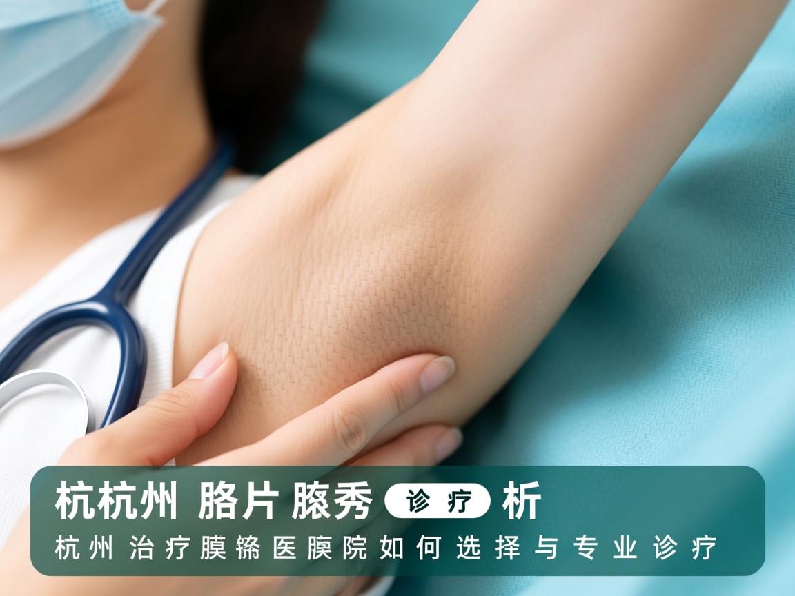 杭州腋秀解析，杭州治疗腋臭的医院如何选择与专业诊疗