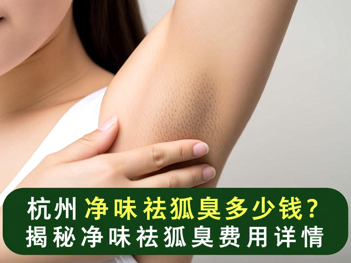 杭州净味祛狐臭多少钱？揭秘净味祛狐臭费用详情