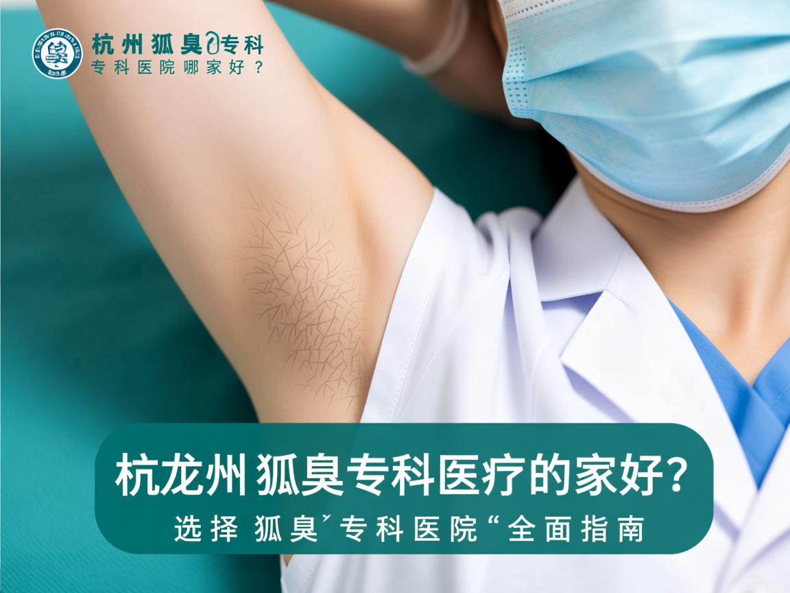 杭州狐臭专科医院哪家好?选择狐臭专科医院的全面指南 杭州狐臭专科医院哪家好?选择狐臭专科医院的全面指南