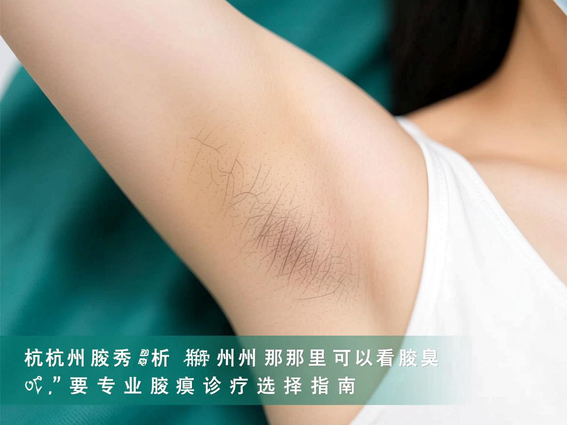 杭州腋秀解析，杭州那里可以看腋臭，专业腋臭诊疗选择指南