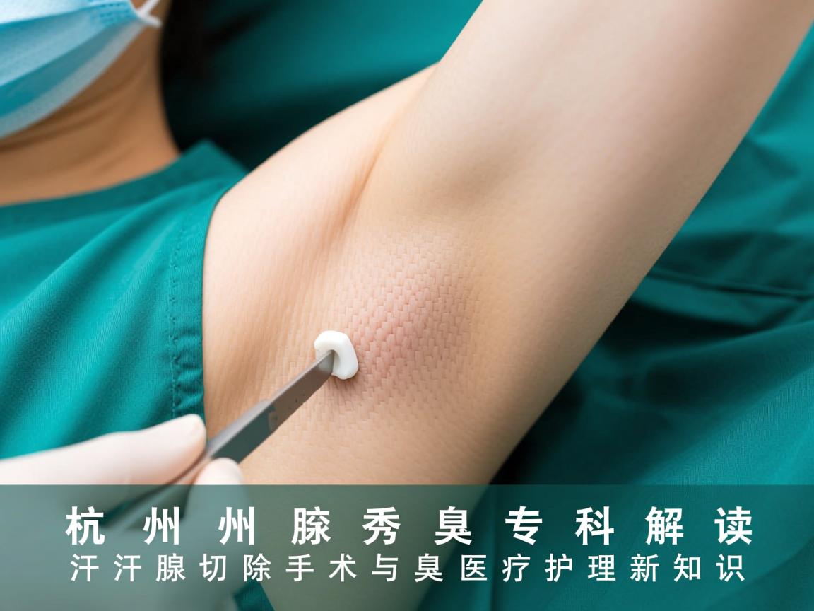 杭州腋秀腋臭专科解读，汗腺切除手术与腋臭医疗护理新知识