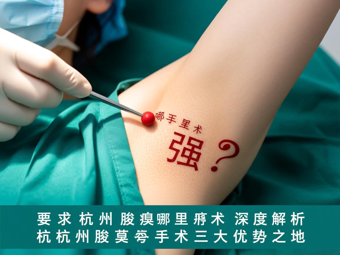 杭州腋臭手术哪里强？深度解析杭州腋臭手术三大优势之地