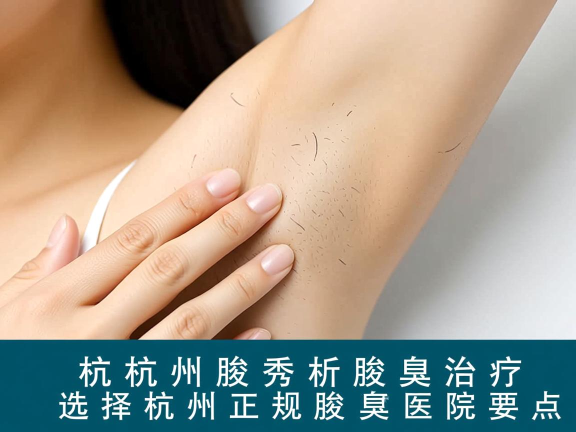 杭州腋秀解析腋臭治疗，选择杭州正规腋臭医院的要点