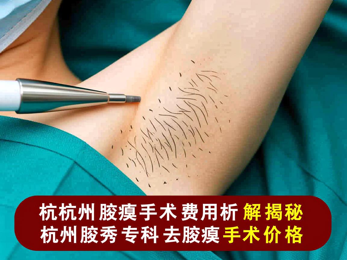 杭州腋臭手术费用解析，揭秘杭州腋秀专科去腋臭手术价格