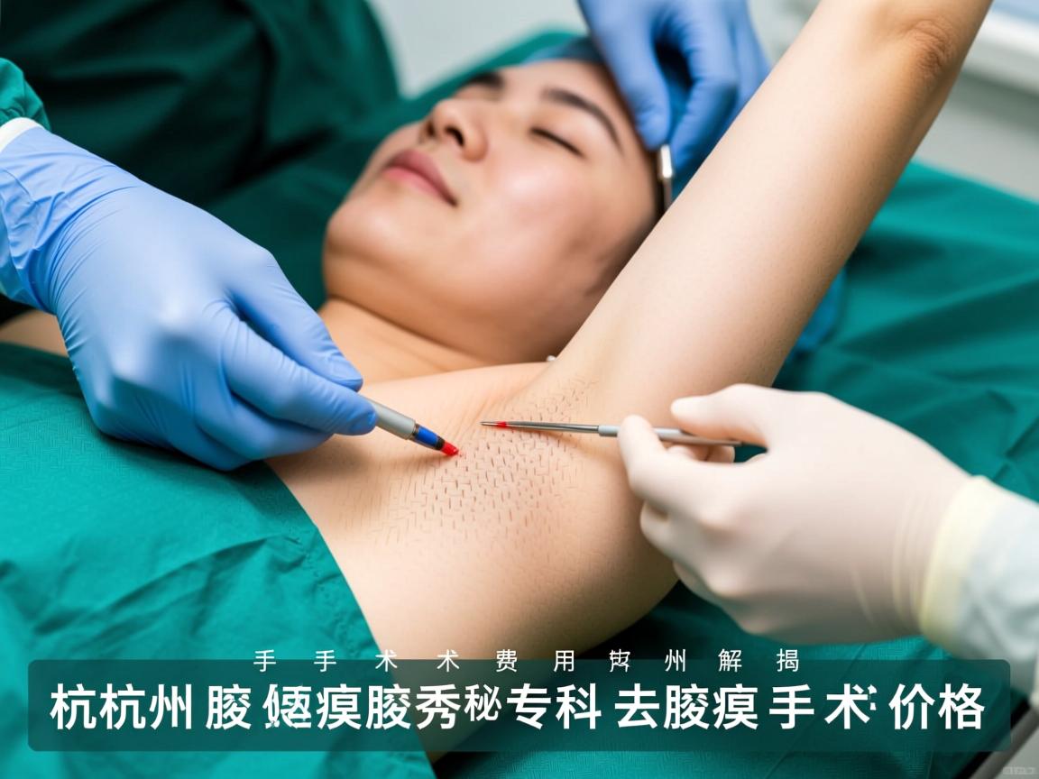 杭州腋臭手术费用解析，揭秘杭州腋秀专科去腋臭手术价格