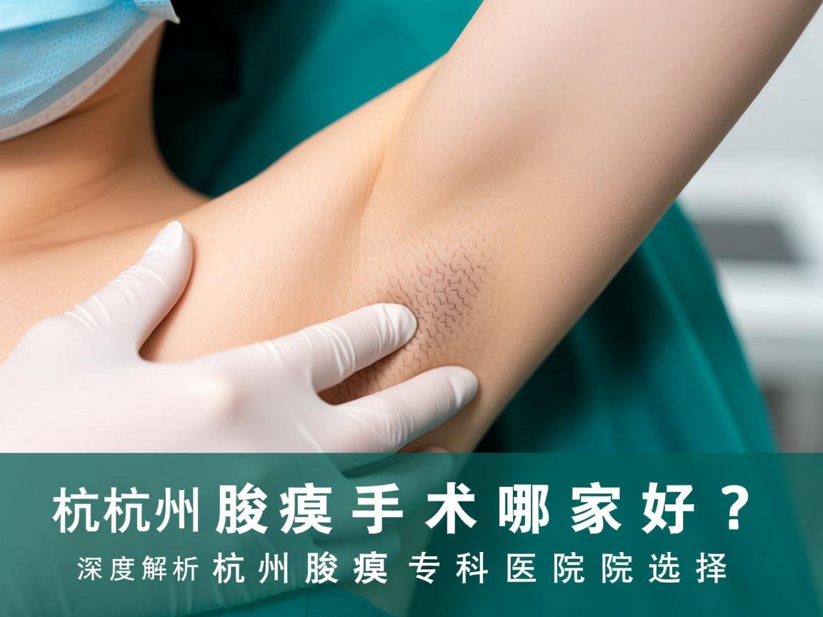 杭州腋臭手术哪家好？深度解析杭州腋臭专科医院选择
