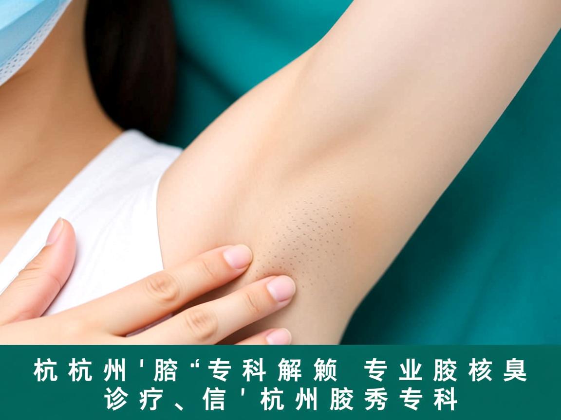 杭州腋秀专科解析，专业腋臭诊疗，信赖杭州腋秀专科