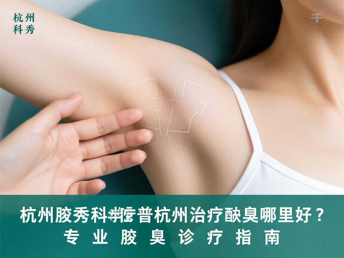 杭州腋秀科普，杭州治疗腋臭哪里好？专业腋臭诊疗指南