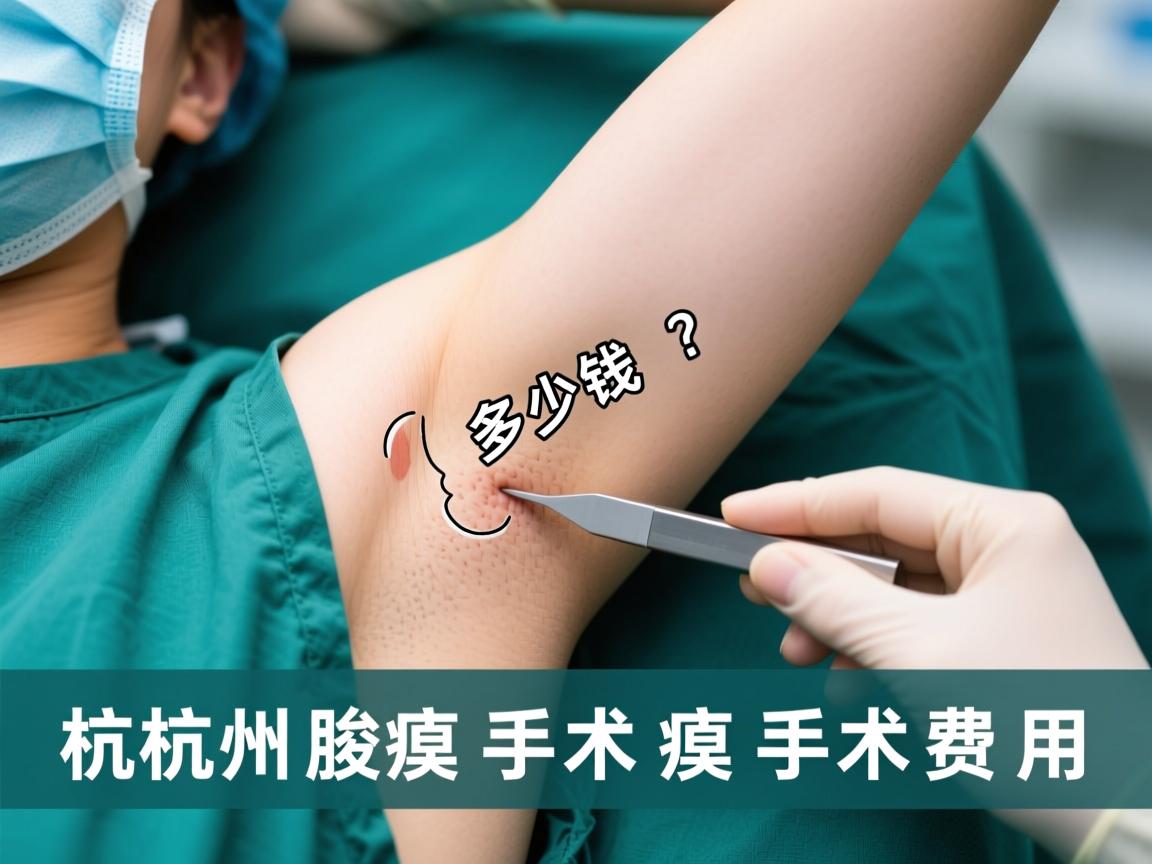杭州腋臭手术多少钱？详解杭州腋臭手术费用