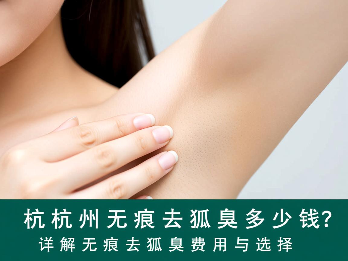 杭州无痕去狐臭多少钱？详解无痕去狐臭的费用与选择