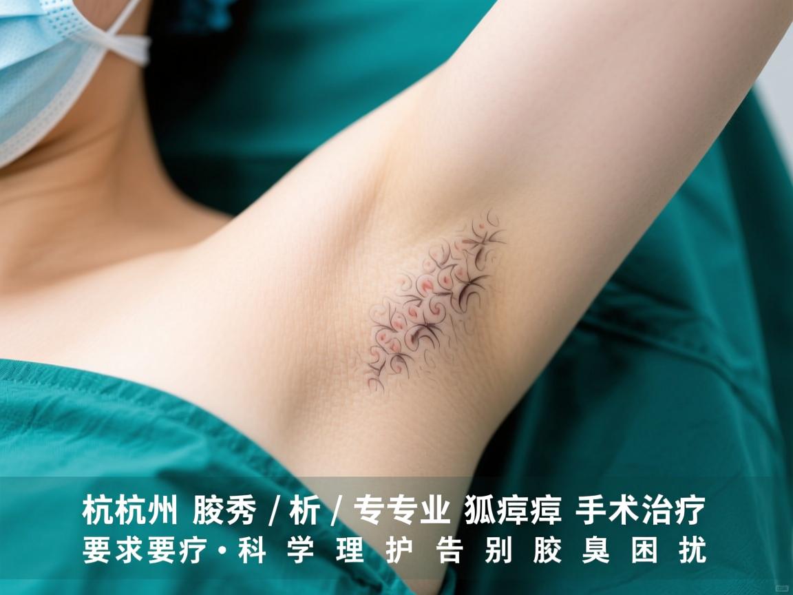 杭州腋秀解析，专业狐臭手术治疗，科学护理告别腋臭困扰