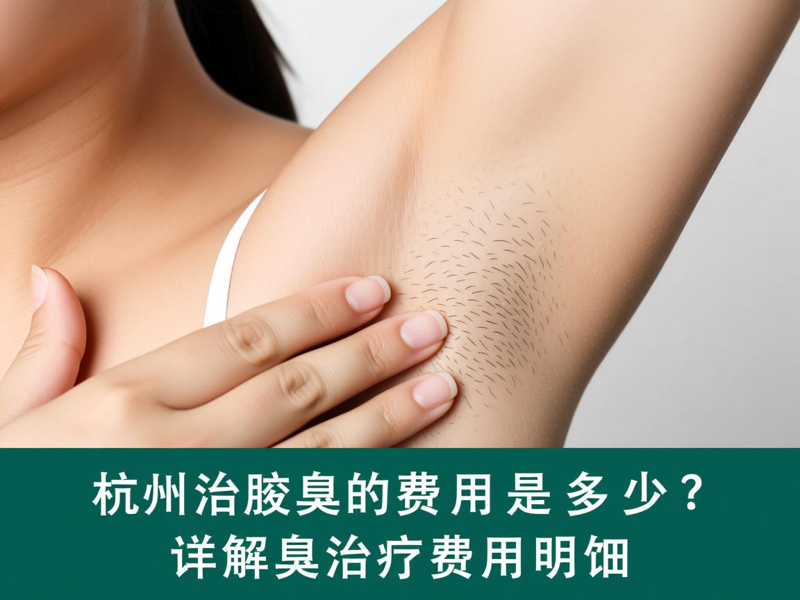 杭州治腋臭的费用是多少？详解腋臭治疗费用明细