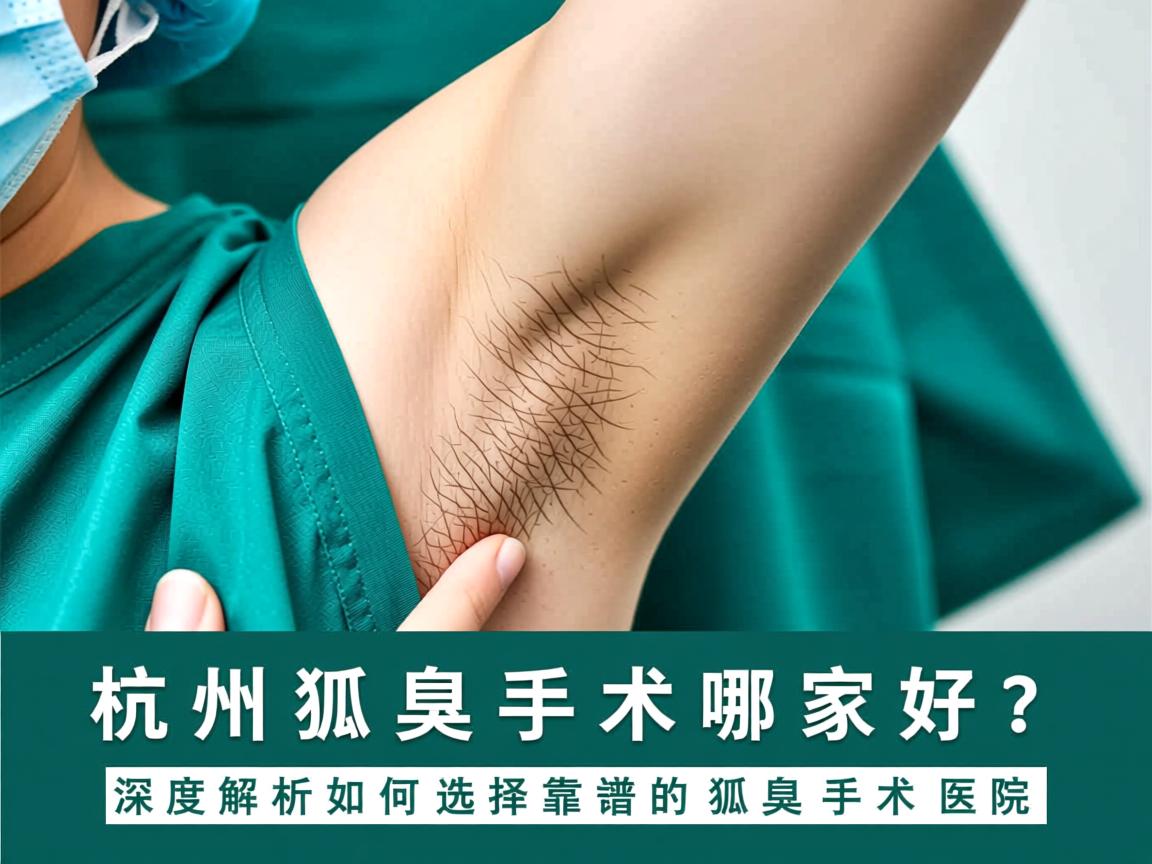 杭州狐臭手术哪家好？深度解析如何选择靠谱的狐臭手术医院