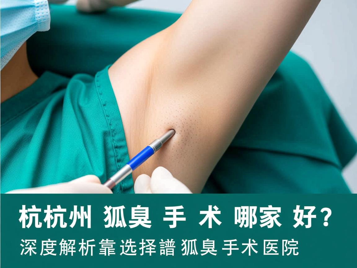 杭州狐臭手术哪家好？深度解析如何选择靠谱的狐臭手术医院