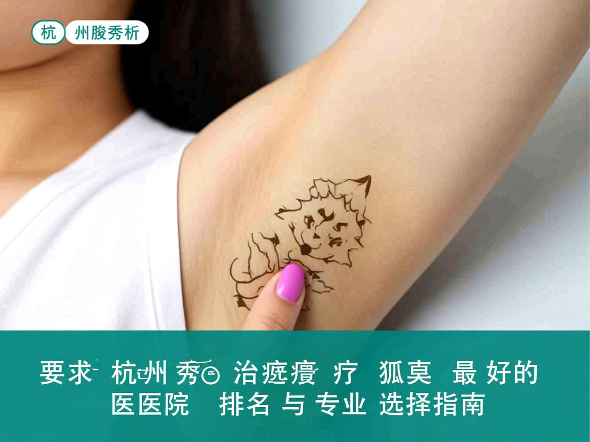 杭州腋秀解析，杭州治疗狐臭最好的医院排名与专业选择指南