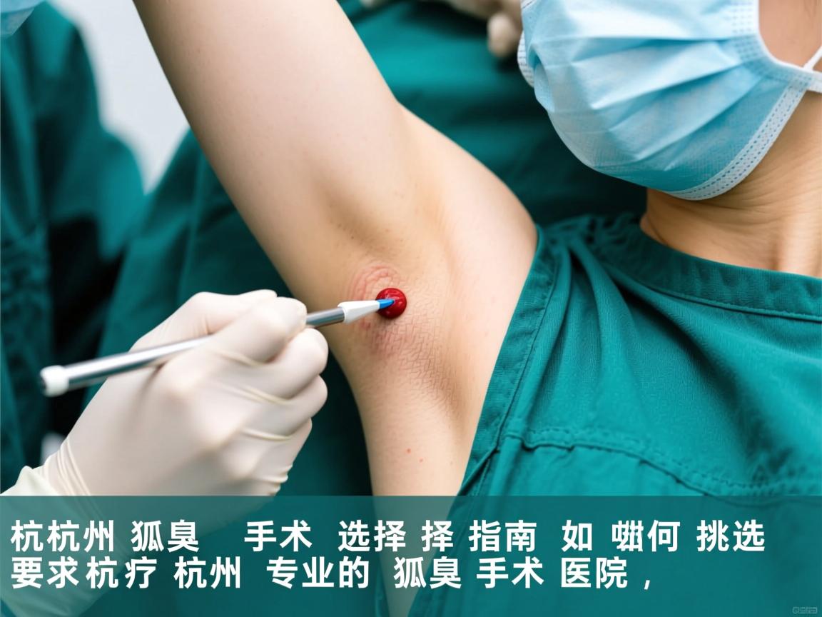 杭州狐臭手术选择指南,如何挑选杭州专业的狐臭手术医院 杭州狐臭手术选择指南,如何挑选杭州专业的狐臭手术医院