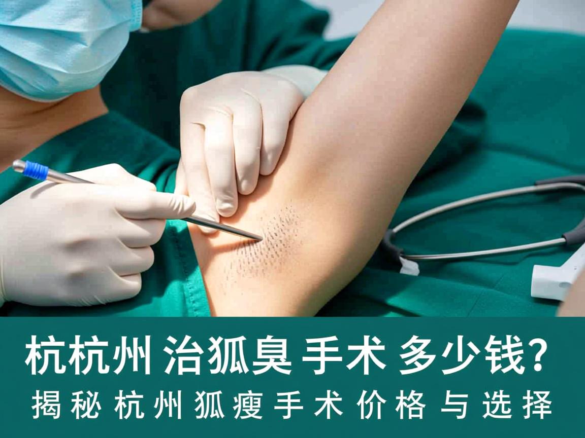 杭州治狐臭手术多少钱?揭秘杭州狐臭手术价格与选择 杭州治狐臭手术多少钱?揭秘杭州狐臭手术价格与选择
