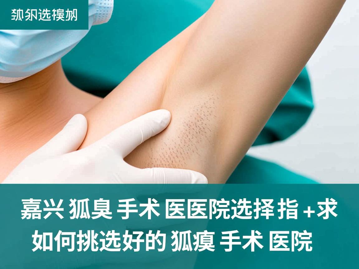 嘉兴狐臭手术医院选择指南，如何挑选好的狐臭手术医院