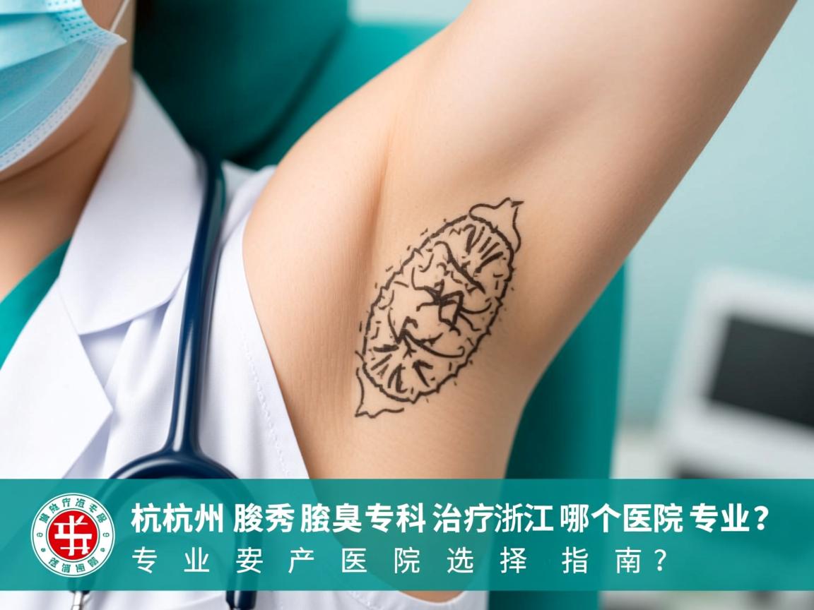 杭州腋秀腋臭专科解析，治疗狐臭浙江哪个医院专业？专业医院选择指南
