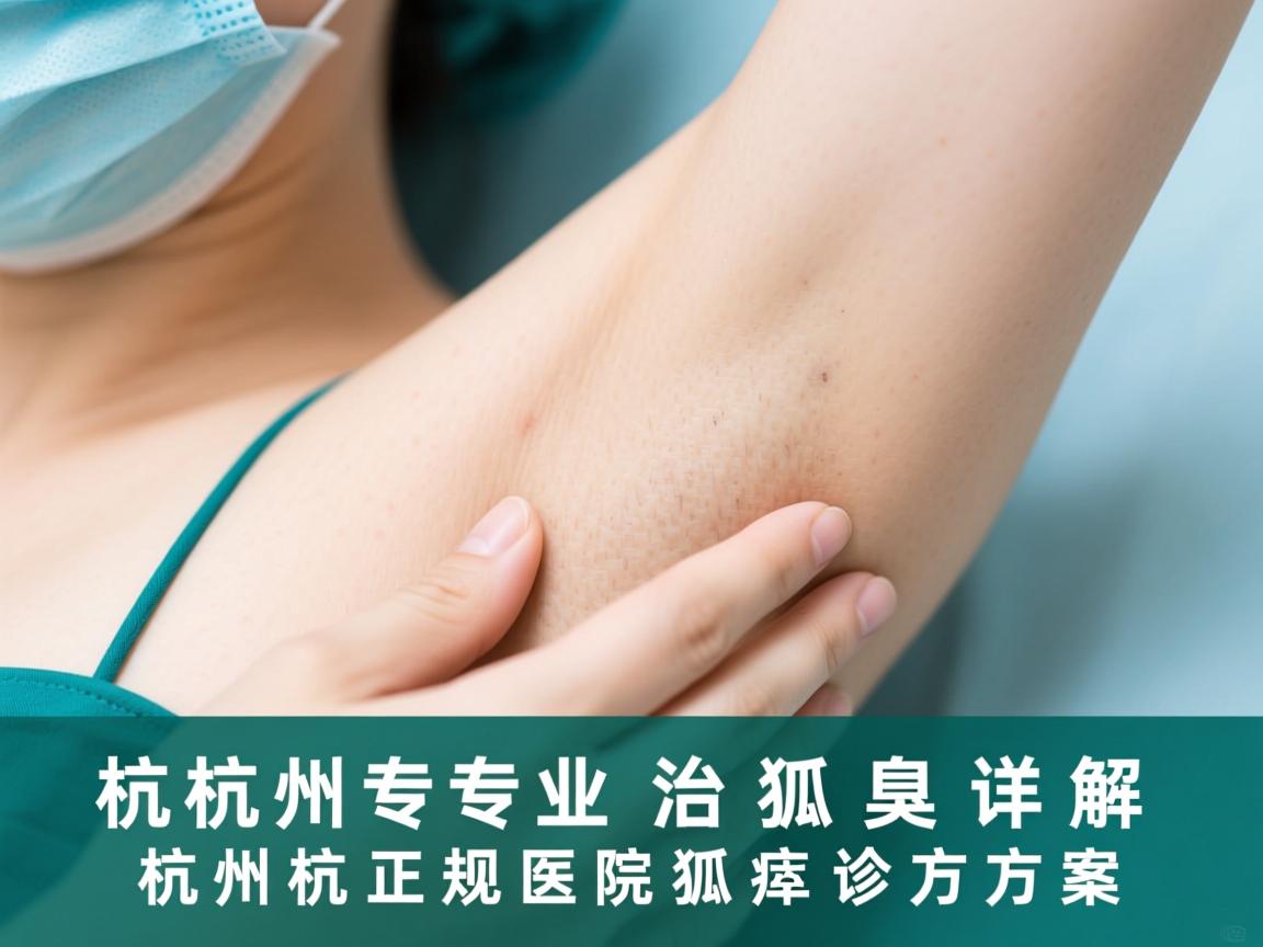 杭州专业治狐臭，详解杭州正规医院狐臭诊疗方案