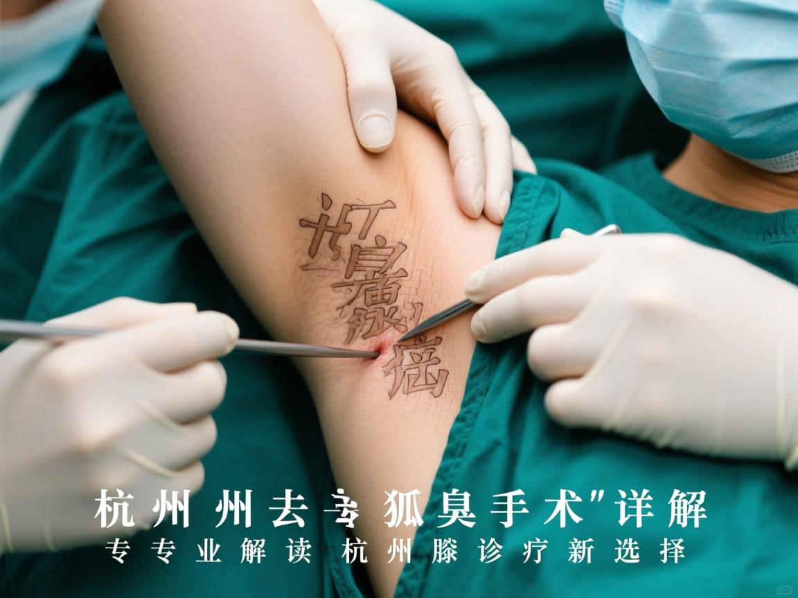 杭州去狐臭手术详解，专业解读杭州腋臭诊疗新选择